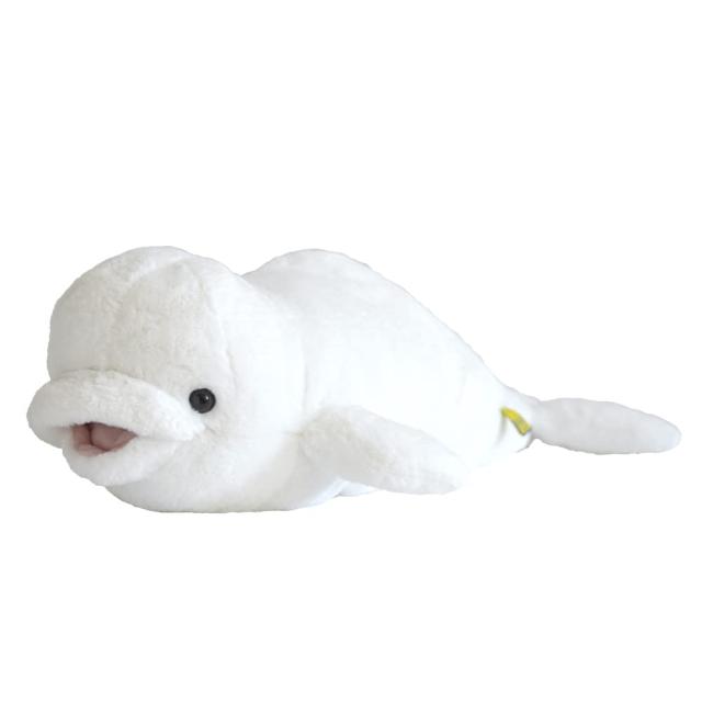 サンレモン(Sun Lemon) ひざ しろいるか M 30×17×58cm ぬいぐるみ アニマル P-8562の通販は 5,269円