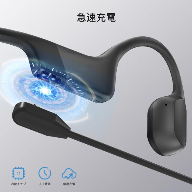 Shokz用充電ケーブル 2本 Aftershokz用 ショックス USB充電コード 1m