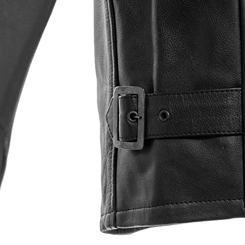KOMINE バイク用 LJ-5343 シングルライダースレザージャケット 02-5343 メンズ VintageBlack S_5