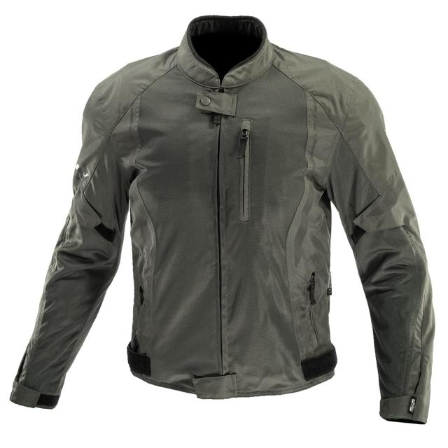 KOMINE バイク用 JK-1463 プロテクトハーフメッシュジャケット 07-1463 メンズ Olive L