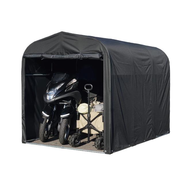 南榮工業(Nan-a Corporation) サイクルハウス QUICK（クイック） 1560×2200×1650 3台用 SN4QUICK バイク バイクガレージ ガレージ 自転