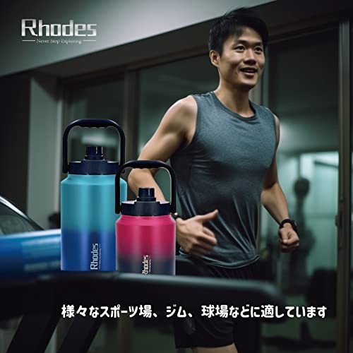 キャンプ 水筒 2リットル 1.5リットル, ステンレスボトル, 水筒 1.5