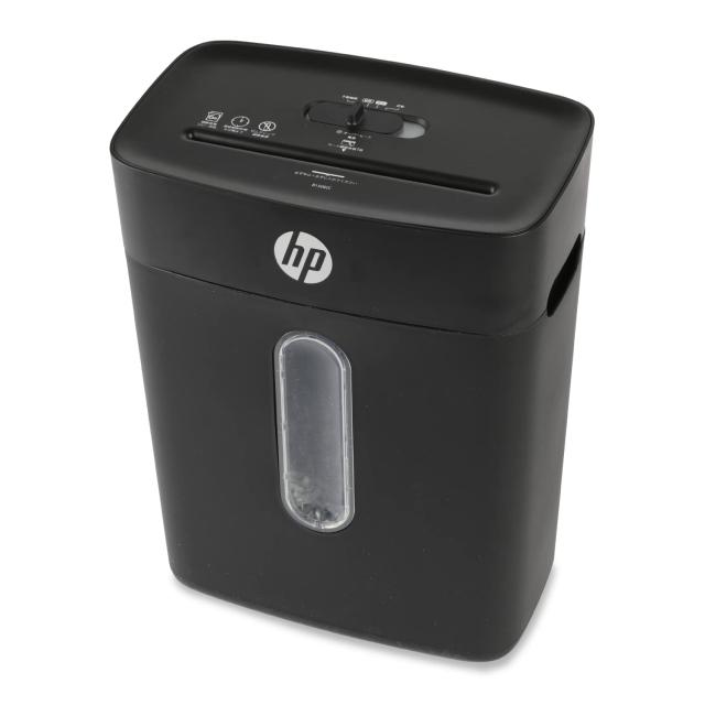 HP 電動シュレッダー 家庭用(15L / 1-3人用) 静音65dB 18ヶ月 / 5x18mmミニクロスカット6枚同時細断(リモートワーク/在宅勤の通販は