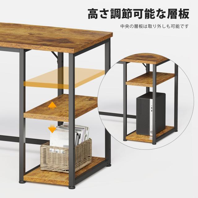 Maihail パソコンデスク 机 pcデスク computer desk 勉強机 ゲーミングデスク