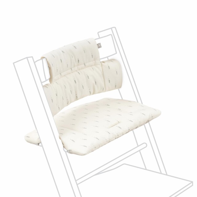 Stokke(ストッケ) トリップトラップ クラシッククッション チェアクッション ウィートクリーム ソフトで快適 綿50% 製品クラス I 洗濯可の通販は