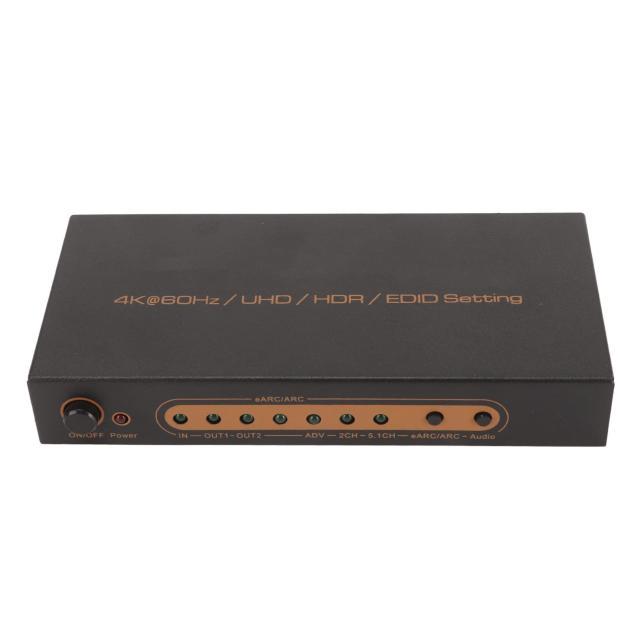 4K 60Hz EARC ARC オーディオ抽出コンバーター、HDR HDM？？I から HDMI オプティカル 7.1/5.1CH ステレオ 3.5mm、HDCP 2.2 HDR、UHD、HLGの通販は