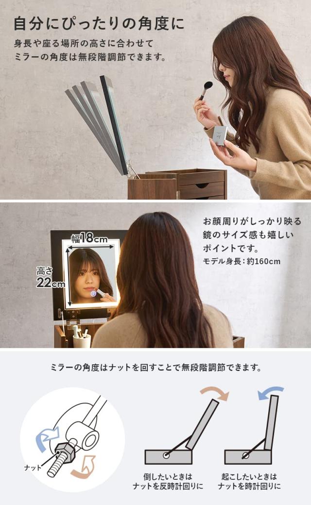 萩原(Hagihara) 化粧ケース コスメワゴン ダークブランの通販は 萩原(Hagihara) 化粧ケース コスメワゴン ダークブランの通販は