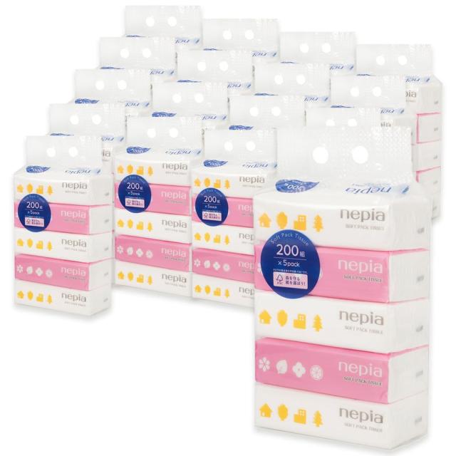 【18個セット】ネピア ティッシュ ソフトパック 400枚(200組)×90パック 得用 大容量 まとめ買い 業務用 7,420円