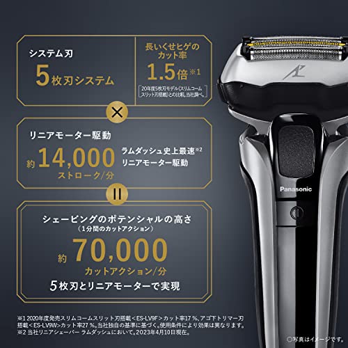 パナソニック ラムダッシュPRO メンズシェーバー 5枚刃 全自動洗浄充電 