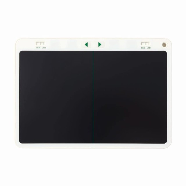 キングジム(Kingjim) 電子メモパッド ブギーボード 9インチ 別々に書いて消せる2画面モデル 電池交換可 BB-16 白の通販は
