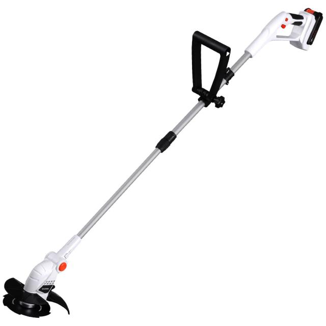 アイリスオーヤマ 草刈り機 充電式 金属刃 18V 連続使用時間60分 跳ね返りを防げる 安全カバー付き 充電池 充電器付 ゴーグル ナイロン刃