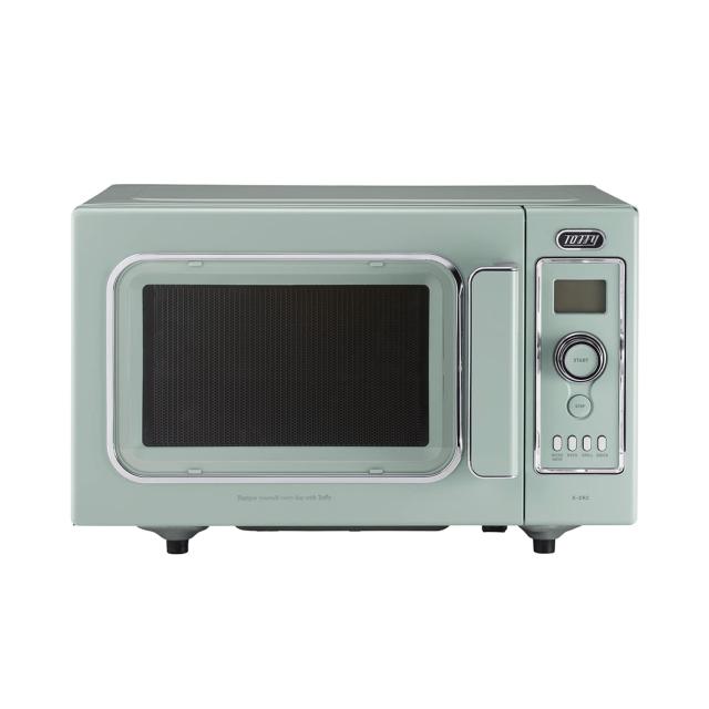 【Toffy/トフィー】 オーブンレンジ K-DR2 (ペールアクア) あたため/オーブン/グリル 16L コンパクト フラットテーブル レトロ かわいい