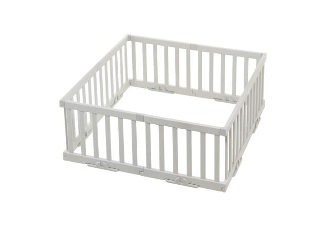 リッチェル パーテーションにも使えるベビーサークル 8枚セット（150cm×150cm）高さ60cm ライトグレーの通販は 20,800円