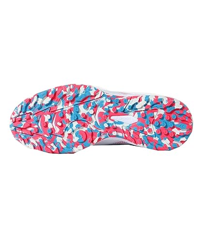 ヒュンメル ハンドボールシューズ グランドフライ？ ホワイト×L.ブルー (1067) 22.5 cmの通販は