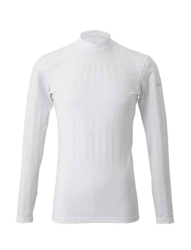 フリーズテック 氷撃 長袖 ローネックインナー (Mサイズ) ホワイト (パフォーマンスライン)