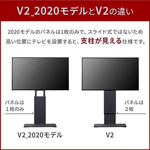 EQUALS イコールズ テレビ台 壁寄せテレビスタンド WALL V2 ロータイプ