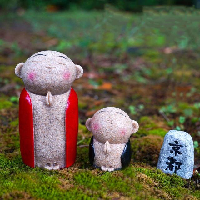 【可愛い石地蔵様・癒し地蔵・野仏・寺小僧・オブジェ】庭石置物ガーデニング造園箱庭 可愛い石地蔵様・癒し地蔵・野仏・寺小僧・オブジェ】庭石置物