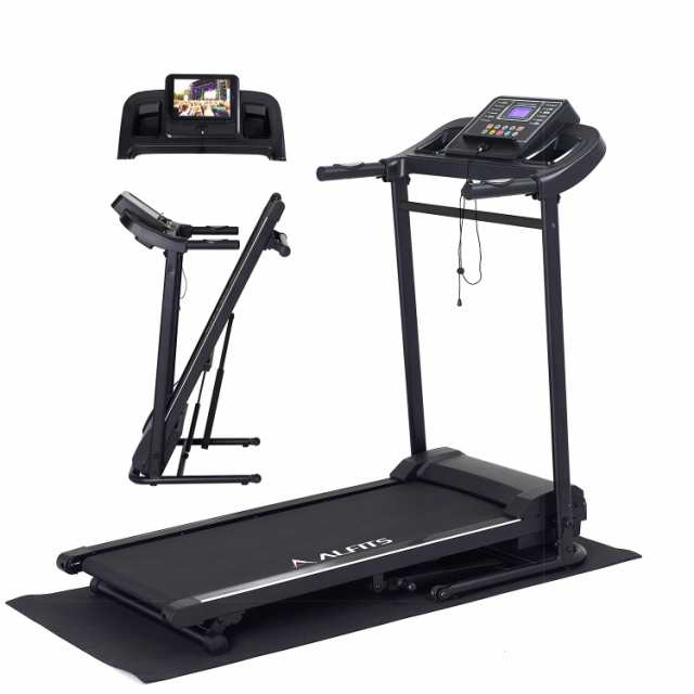 【.co.jp 限定】 アルインコ(ALINCO) ランニングマシン ジョギングマシン 時速1~10km 歩行面39×100cm 傾斜角度1/2/3度 衝撃軽減クの通販は