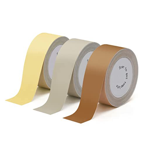 【送料無料】HPRT ラベル H11ラベルライ ターに対応 テープ ラベルシール サーマルプリンター用 感熱 印刷用紙 3ロールセット クラフト茶