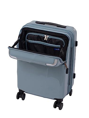 トラベリスト スーツケース ジッパー オープン ブレーキ機能付き 拡張機能付き 35L(43L) 53 cm 3.6kg 3.8kg 76-25090 ブルー