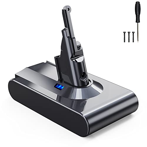 EVARY ダイソン v8バッテリー互換 sv10 6000mAh 21.6V大容量 ダイソン V8シリーズ対応（Dyson V8 Fluffy/Absolute/Animal/Motorhead/Slimの通販は 6,292円