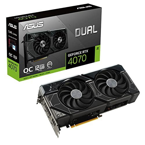 ASUS NVIDIA GeForce RTX 4070 搭載 ビデオカード OC edition 12GB GDDR6X DUAL-RTX4070-O12G 国内正規代理店品