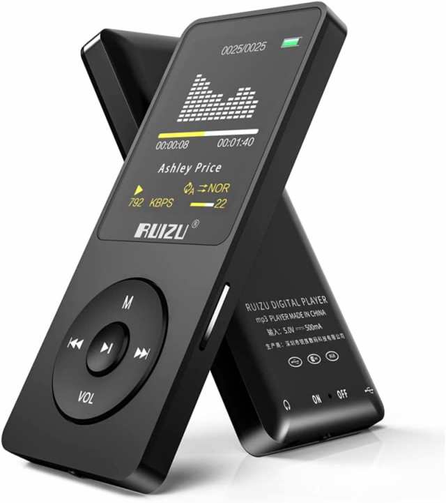 RUIZU MP3プレーヤー Bluetooth対応 8GB ウォークマン HiFiロスレスデジタルミュージックプレーヤー 音楽プレイヤー ポータブル  デジタルの通販はau PAY マーケット - エムロード | au PAY マーケット－通販サイト