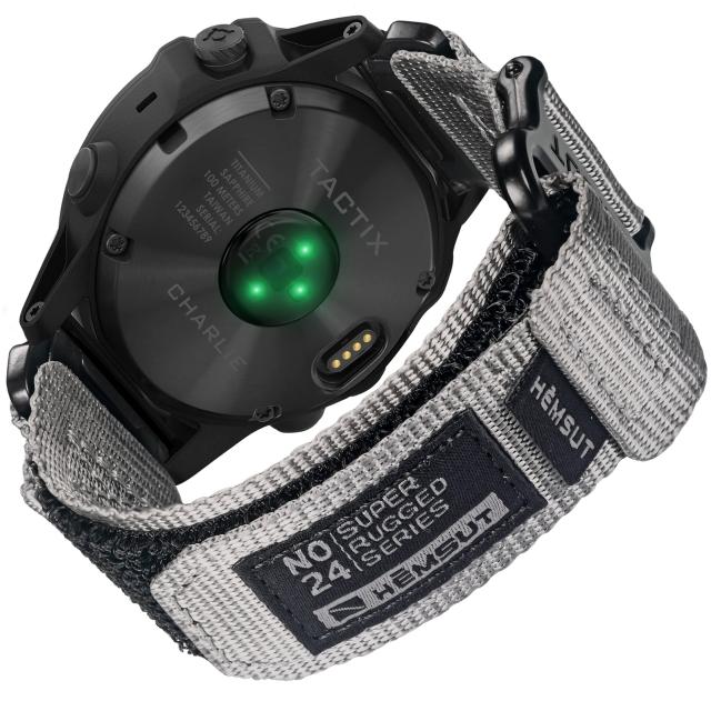 torbollo ガーミンベルト 22MMナイロンスポーツバンド F?nix 8 AMOLED 47mm，Garmin Fenix 7 Solar/7 Sapphire Solar，EPIX 2，Fenix 5