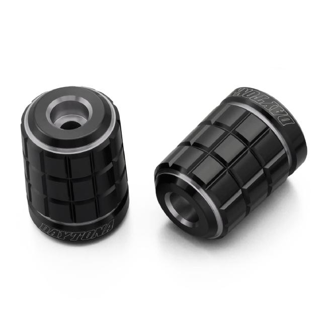デイトナ(Daytona) PREMIUM ZONE(プレミアムゾーン) バイク用 バーエンド ヤマハ(M6)用 BRICK アッシュシルバー 37678