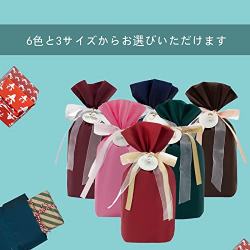 HJFUL】ラッピング袋 包む ギフト袋 ラッピング 巾着袋 リボン装飾