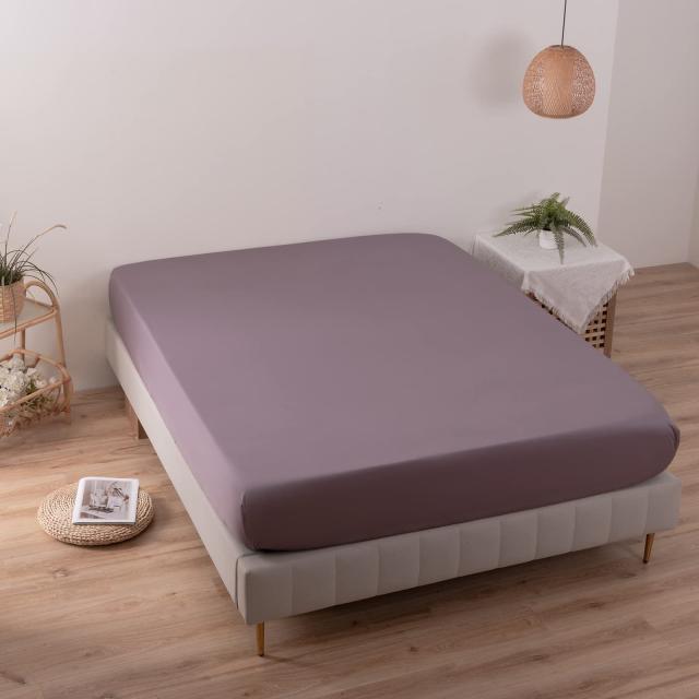 MILDLY ボックスシーツ セミダブル 120x200cm 単品 オーストラリア綿100% ホテル仕様 サテン調 おしゃれ シーツ 120 200 柔らかい 無地 の通販は