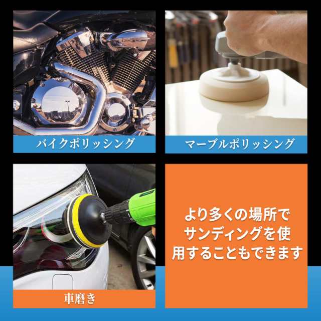 IROKCAKPT 車磨き用 バフ 150mm ポリッシャー バフ