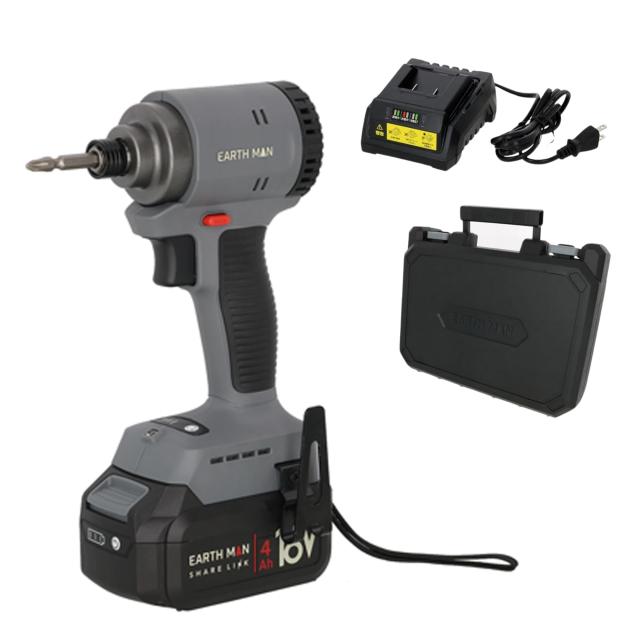 高儀(Takagi) EARTH MAN SHARE LINK 18V 充電式 ブラシレス インパクトドライバー SL-BIDR180-AS 3段階トルク切替機能 最大トルク約180Nの通販は 23,662円