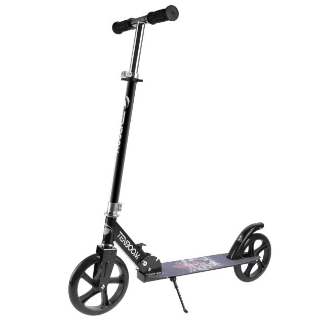 Tenboom キックボード キックスクーター 大人 子供 鉄製 フットブレーキ 折り畳み式 三段階調整 立ち乗り式二輪車 誕生日/クリ スマス/新の通販は
