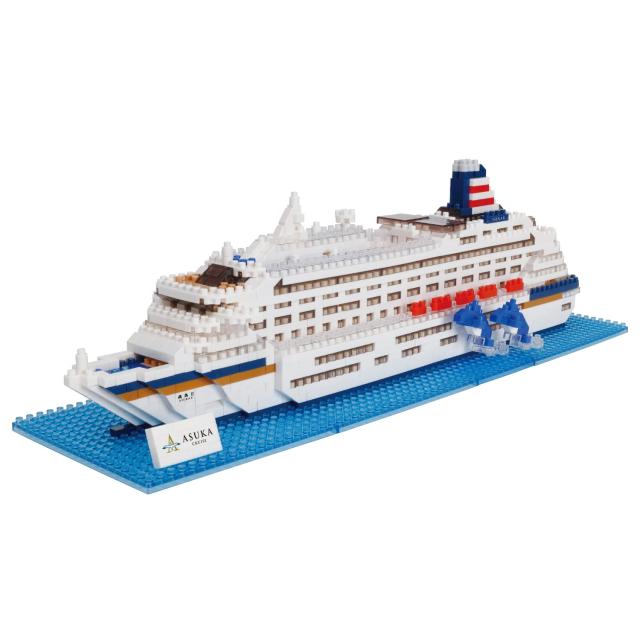 カワダ(Kawada) nanoblock - World Famous - M.S.飛鳥? アドバンスホビーシリーズ 組み立てキット