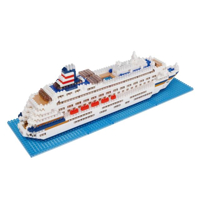 カワダ(Kawada) nanoblock - World Famous - M.S.飛鳥？ アドバンスホビーシリーズ 組み立てキット