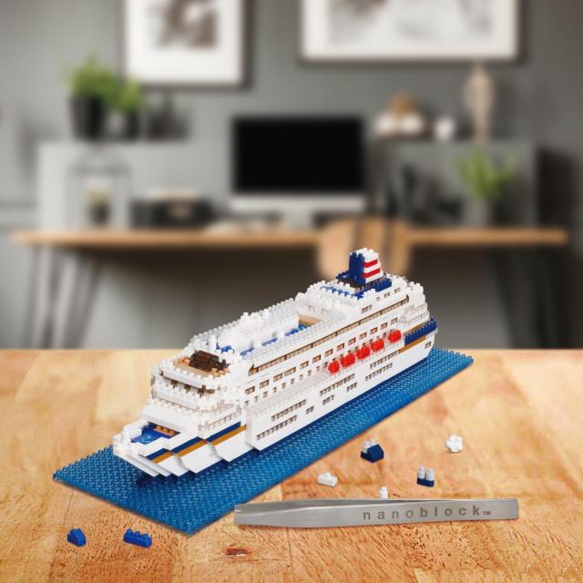 カワダ(Kawada) nanoblock - World Famous - M.S.飛鳥？ アドバンスホビーシリーズ 組み立てキット
