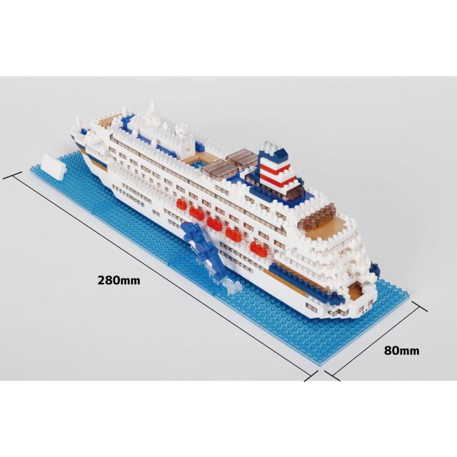 カワダ(Kawada) nanoblock - World Famous - M.S.飛鳥？ アドバンスホビーシリーズ 組み立てキット