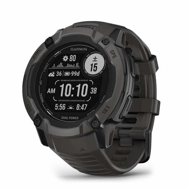 ガーミン(GARMIN) Instinct 2X Dual Power Graphite タフネスGPS ガーミン(GARMIN) Instinct 2X Dual Power Graphite タフネスGPS