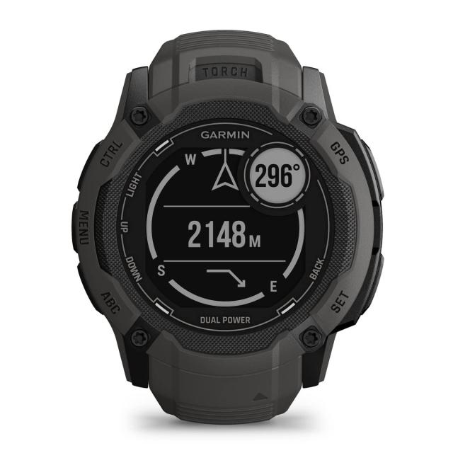 ガーミン(GARMIN) Instinct 2X Dual Power Graphite タフネスGPSスマートウォッチ Suica対応 防水 防塵 耐熱 ストレス値 心拍数 登山【日の通販は ガーミン(GARMIN) Instinct 2X Dual Power Graphite タフネスGPSスマートウォッチ Suica対応 防水 防塵 耐熱 ストレス値 心拍数 登山【日の通販は