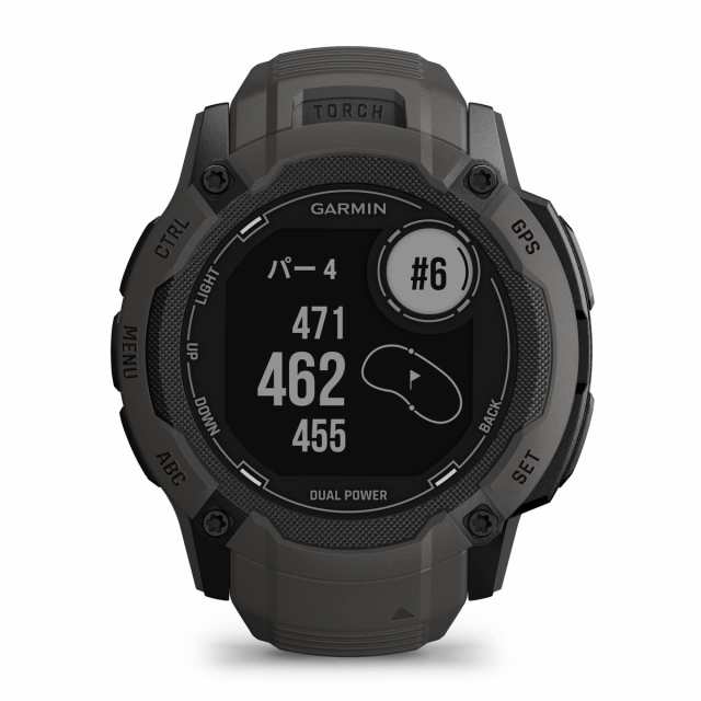 ガーミン(GARMIN) Instinct 2X Dual Power Graphite タフネスGPS ガーミン(GARMIN) Instinct 2X Dual Power Graphite タフネスGPS