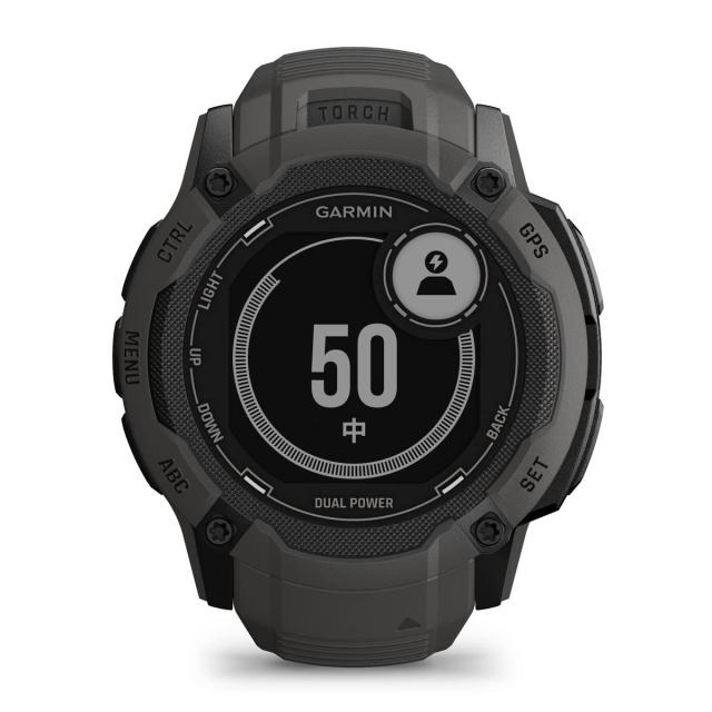 ガーミン(GARMIN) Instinct 2X Dual Power Graphite タフネスGPSスマートウォッチ Suica対応 防水 防塵 耐熱 ストレス値 心拍数 登山【日の通販は ガーミン(GARMIN) Instinct 2X Dual Power Graphite タフネスGPSスマートウォッチ Suica対応 防水 防塵 耐熱 ストレス値 心拍数 登山【日の通販は