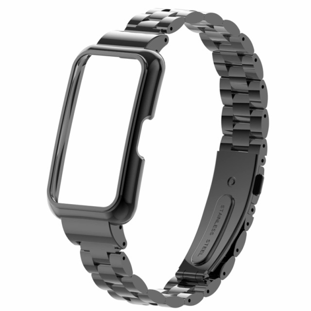 【送料無料】ROBANDOO For HUAWEI Band 8 専用バンド 時計バンド 金属 ベルト高硬度 交換バンド HUAWEI Band 8 ベルト 工具付属 長さ調整