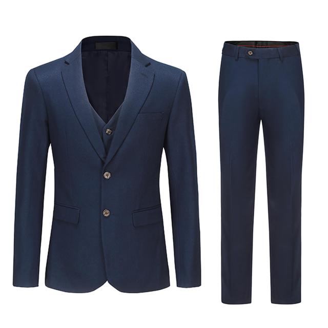 YFFUSHI スーツ メンズ 3点セット ジャケット スラックス ベストチェック ビジネス カラバリ豊富