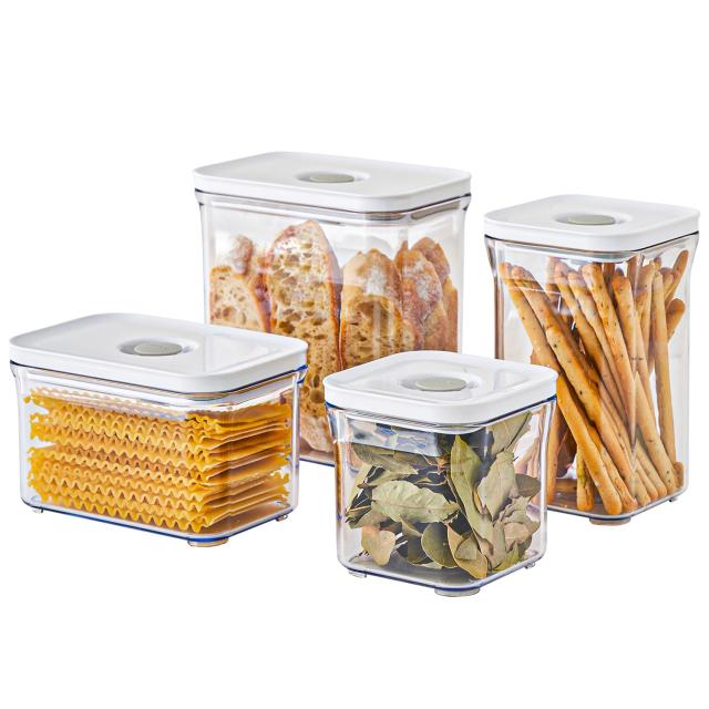 Premium Airtight Food Storage Containers 4-piece/Set, BPA Free, 100% Leak Proof, Keep food fresh up to 5 times longer than non-v