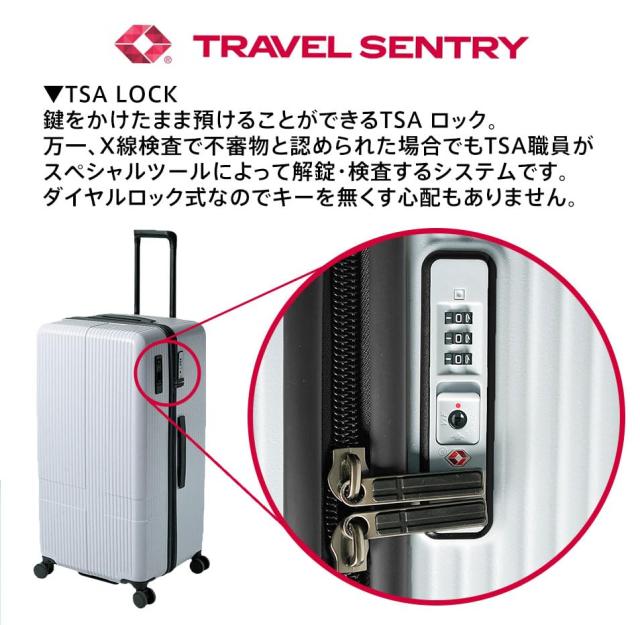 イノベーター スーツケース グッドサイズ 多機能モデル INV80 付