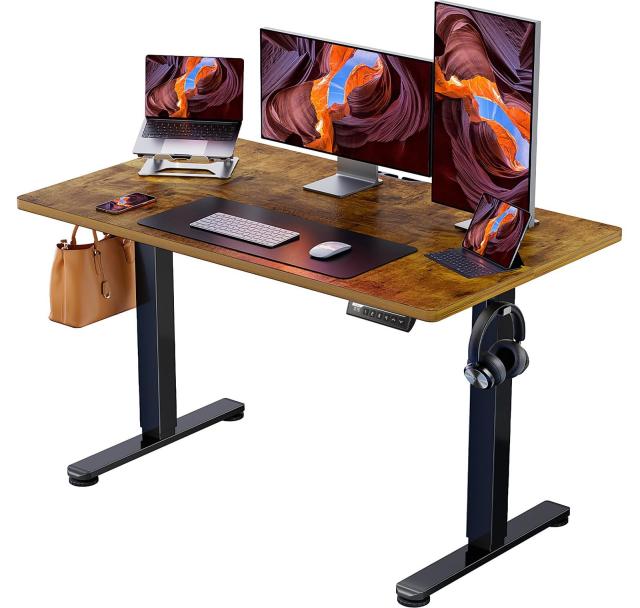 ErGear 電動 オフ ィスワークテーブル 昇降式デスク スタンディング