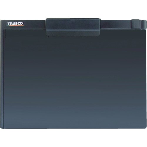 トラスコ中山(TRUSCO) ペンホルダー付クリップボード(マグネット付) 黒 A4横 318×235mm 10枚【ケース販売】TCBMA4SBK