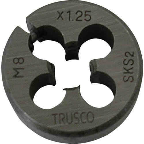TRUSCO(トラスコ) 丸ダイス 25径 M8X1.25 (SKS) T25D-8X1.25 × 10個 【ケース販売】