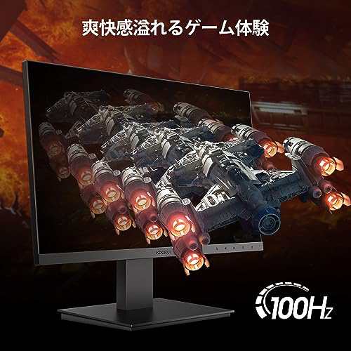 KOORUI 22インチコンピューターモニター　FHD 1080PフルHD VA